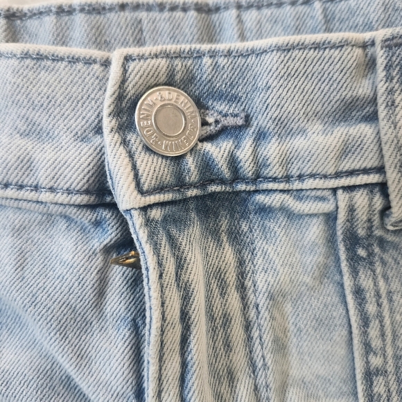 Sanrio Hello Kitty H&M Teen Girl US 12 Loose Fit Wide Leg Cargo Jeans Denim - Picture 9 of 16